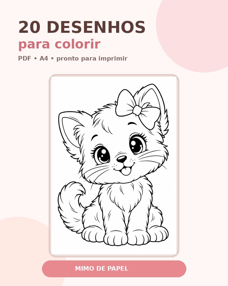 Desenho infantil para colorir